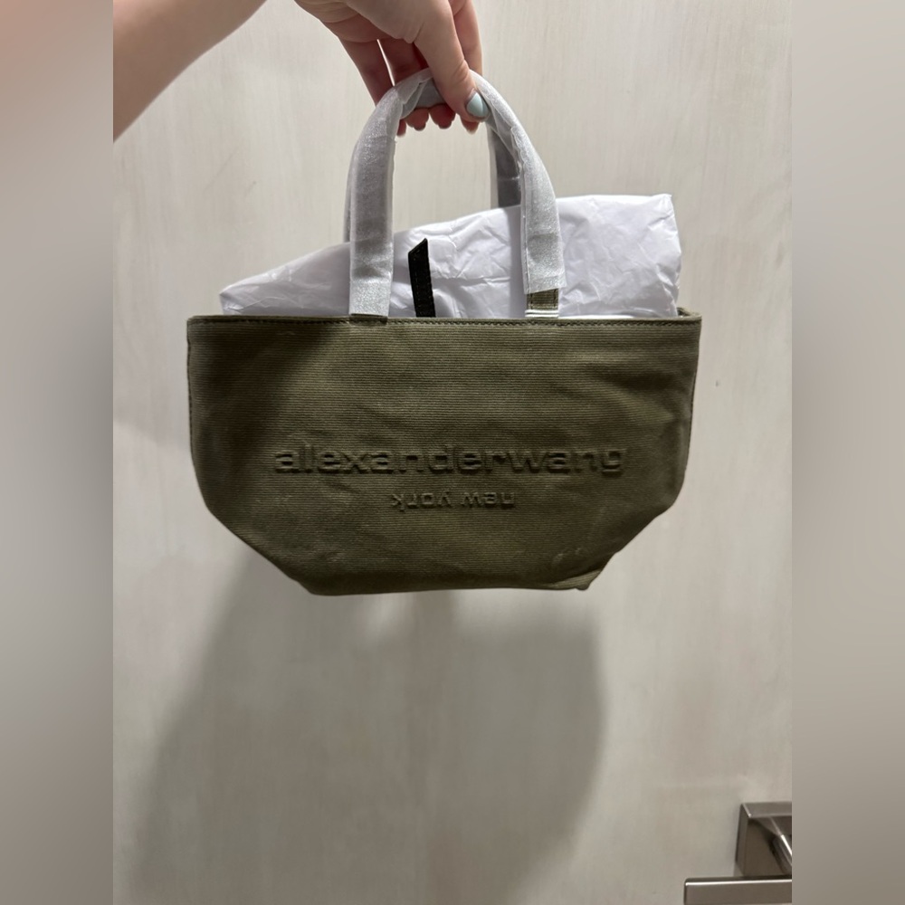 BRAND NEW Alexander Wang Surplus Khaki Small Tote